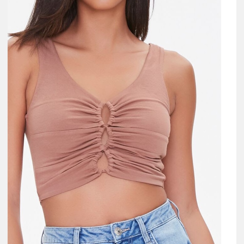 Cut out crop top
